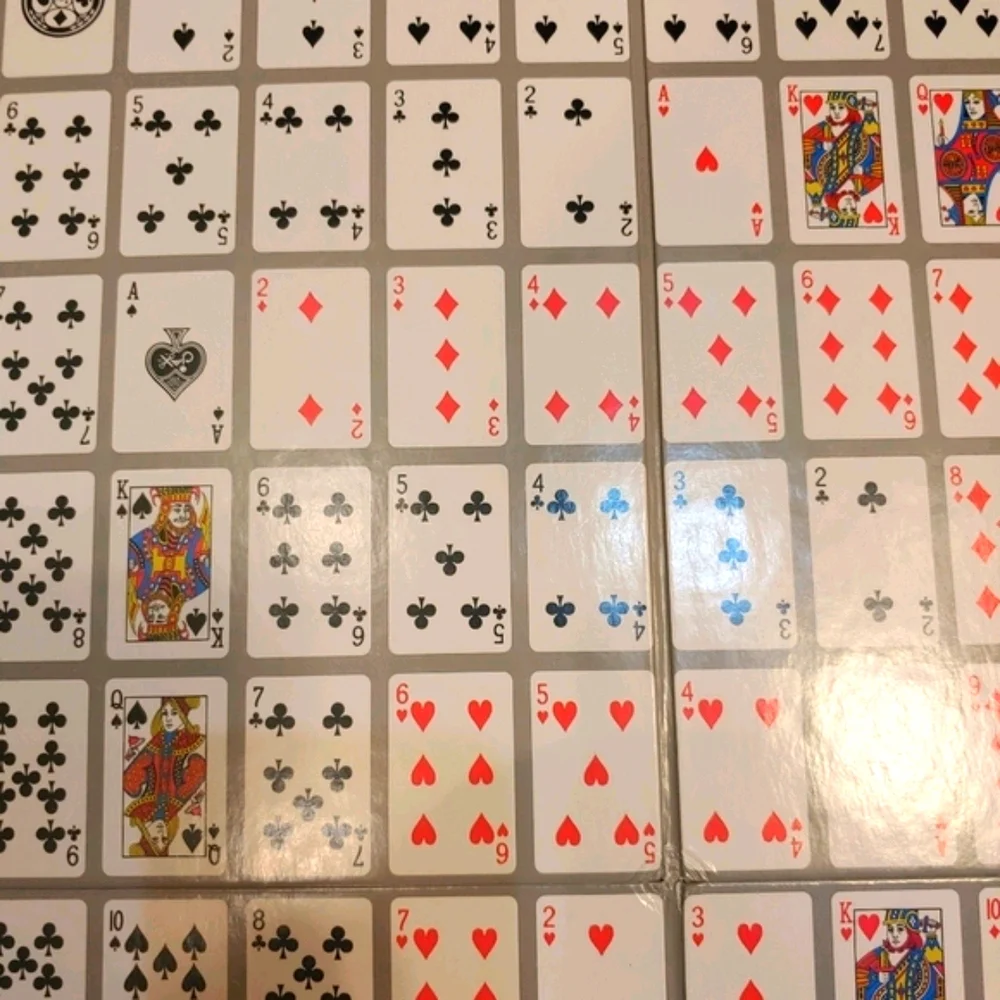 SEQUENCE Card Counting Board Game Ages 7 to Adult